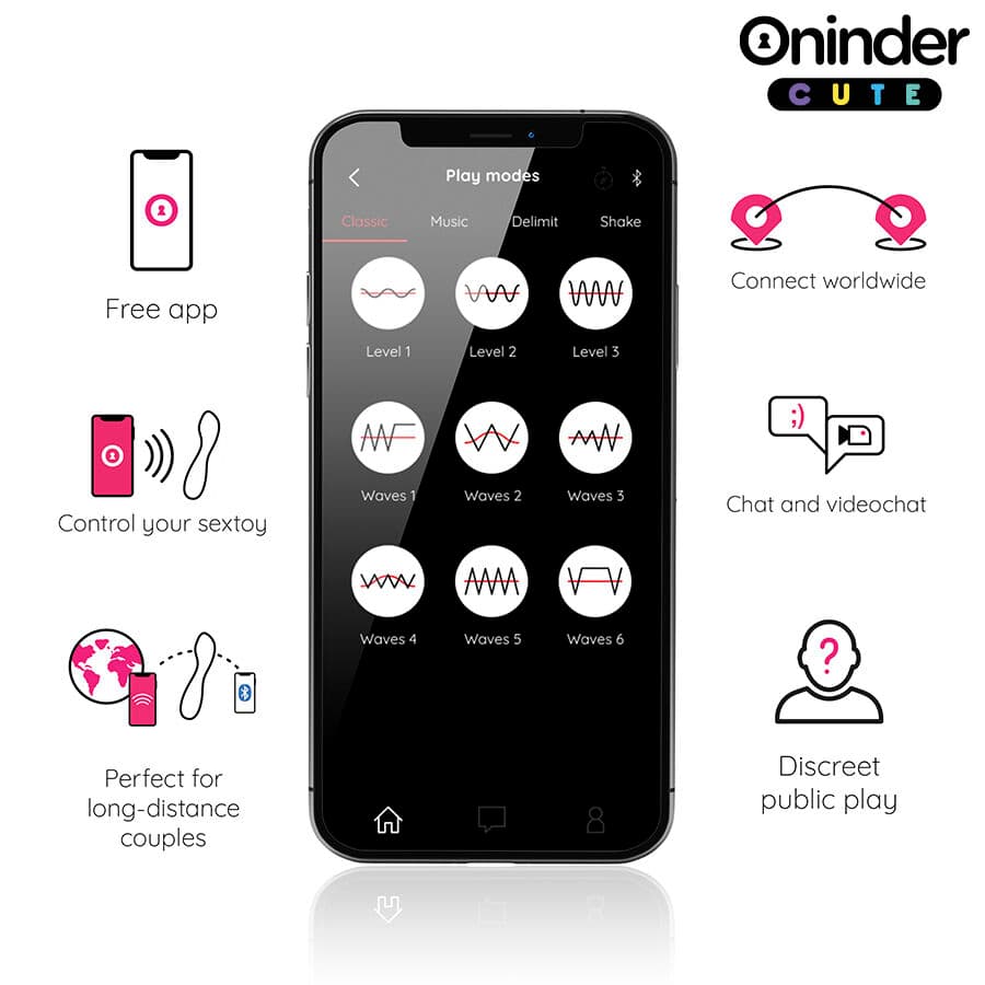 ONINDER CUTE - LOVE BUDDY MASTER G-SPOT VIBRATOR - FREE WORLDWIDE APP thumb 3