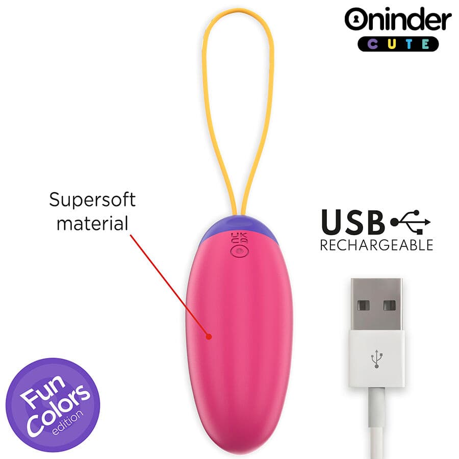 ONINDER CUTE - LOVE PLEASURE VIBRO-WAVE TAPPING SILICONE EGG - FREE GLOBAL APP thumb 7