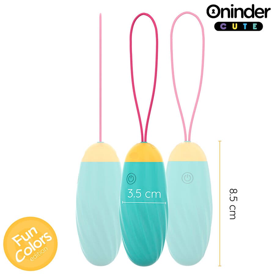 ONINDER CUTE - LOVE PLEASURE VIBRATING EGG - ROTATING SILICONE GEMS - FREE GLOBAL APP thumb 4