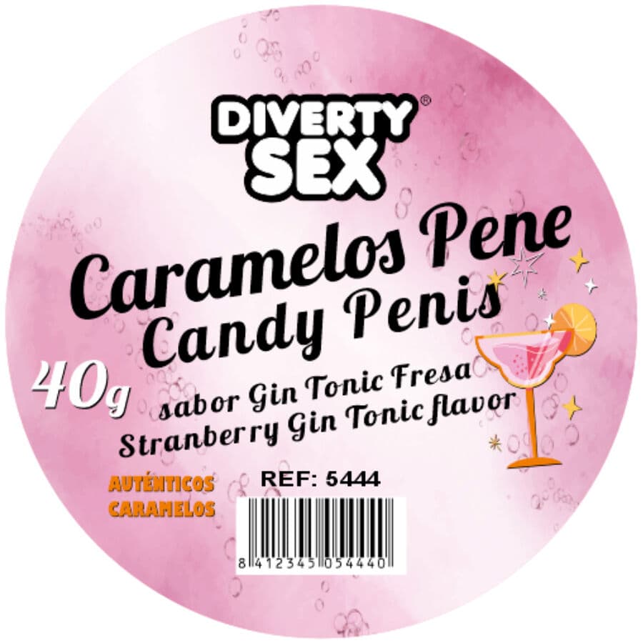 DIABLO PICANTE - 20 GIN & TONIC FLAVORED PENIS CANDIES thumb 2