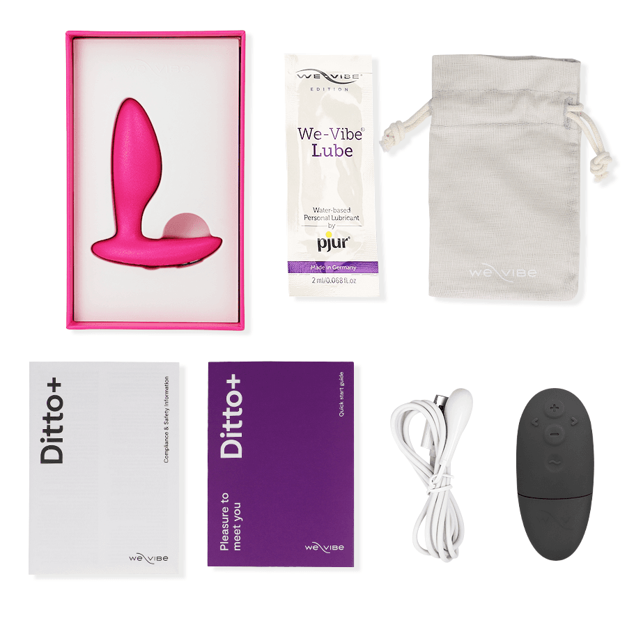 WE-VIBE - DITTO+ ANAL PLUG VIBRATOR PINK thumb 6