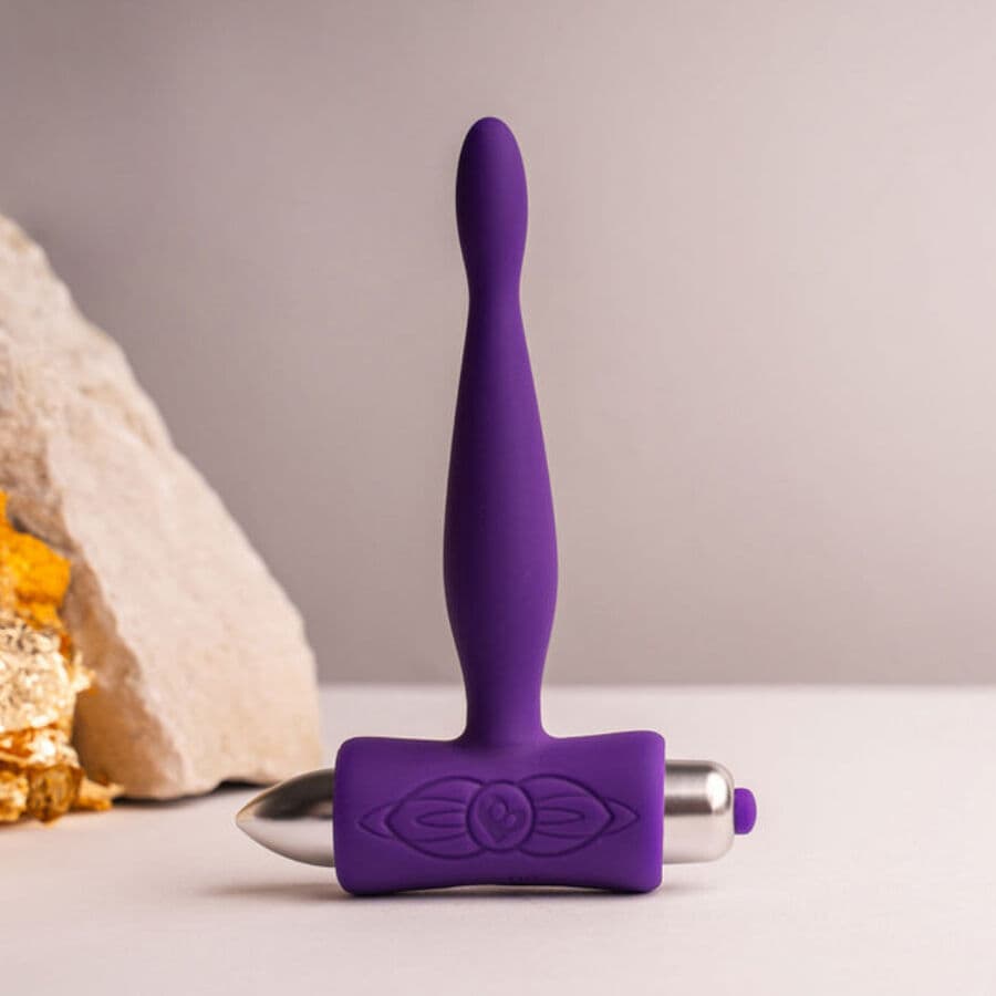 ROCKS- OFF - PETITE SENSATIONS TEAZER ANAL PLUG VIBRATOR PURPLE thumb 2