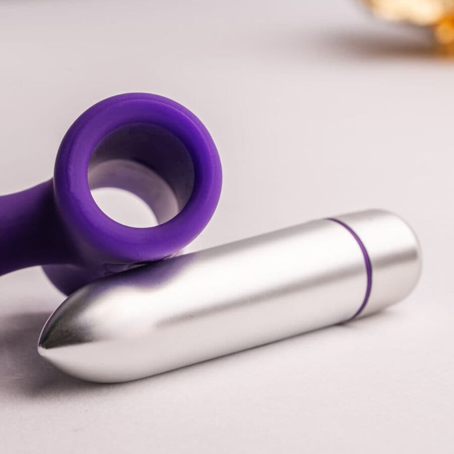 ROCKS- OFF - PETITE SENSATIONS TEAZER ANAL PLUG VIBRATOR PURPLE thumb 5