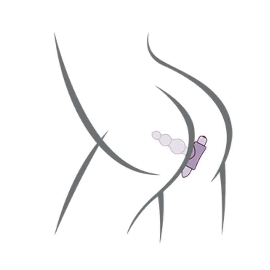 ROCKS- OFF - PETITE SENSATIONS BUBBLES ANAL PLUG VIBRATOR BLACK thumb 9