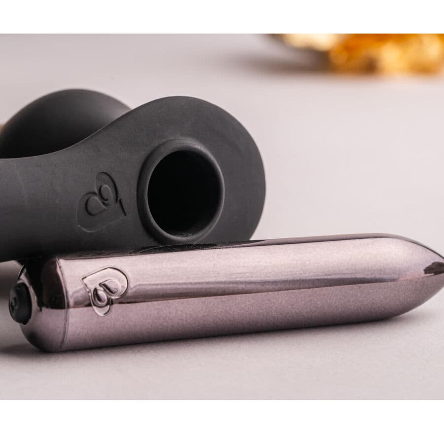 ROCKS-OFF - RO-ZEN RRO ANAL PLUG WITH VIBRATING PENIS RING BLACK thumb 5