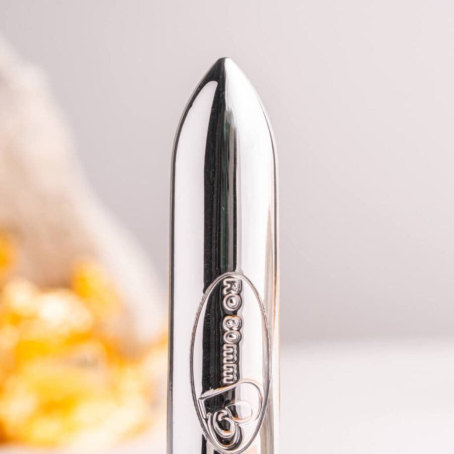 ROCKS-OFF - RO-80 CHROME VIBRATING BULLET SILVER thumb 2