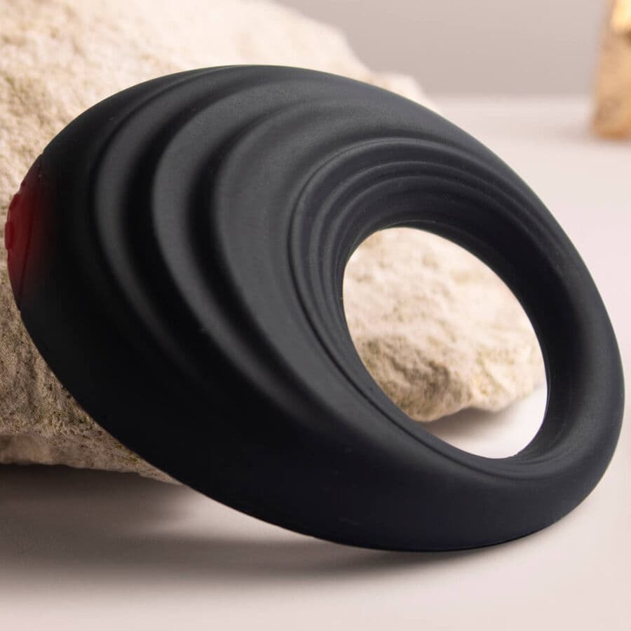 ROCKS-OFF - SPIRE BLACK VIBRATING PENIS RING thumb 4