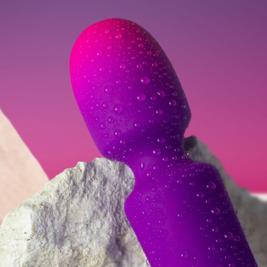 ROCKS- OFF - GLO- GIRL VIBRATOR WAND MINI PURPLE thumb 3