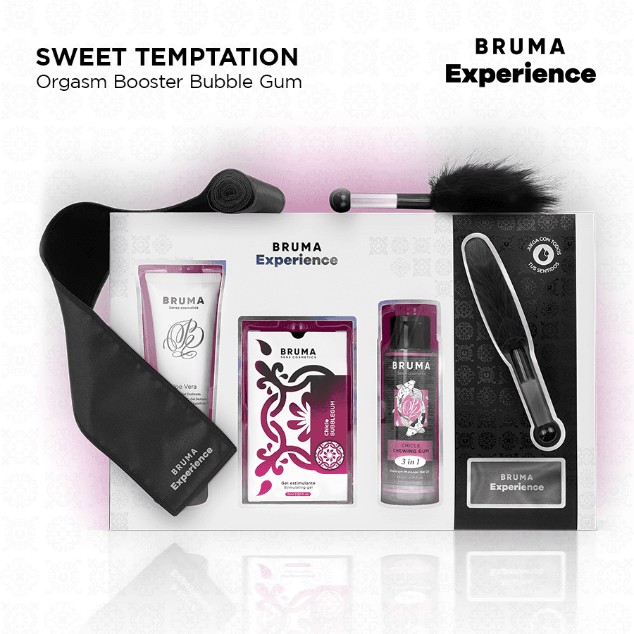 BRUMA XPERIENCE - SWEET GUM TEMPTATION KIT WITH ORGASM ENHANCER thumb 2