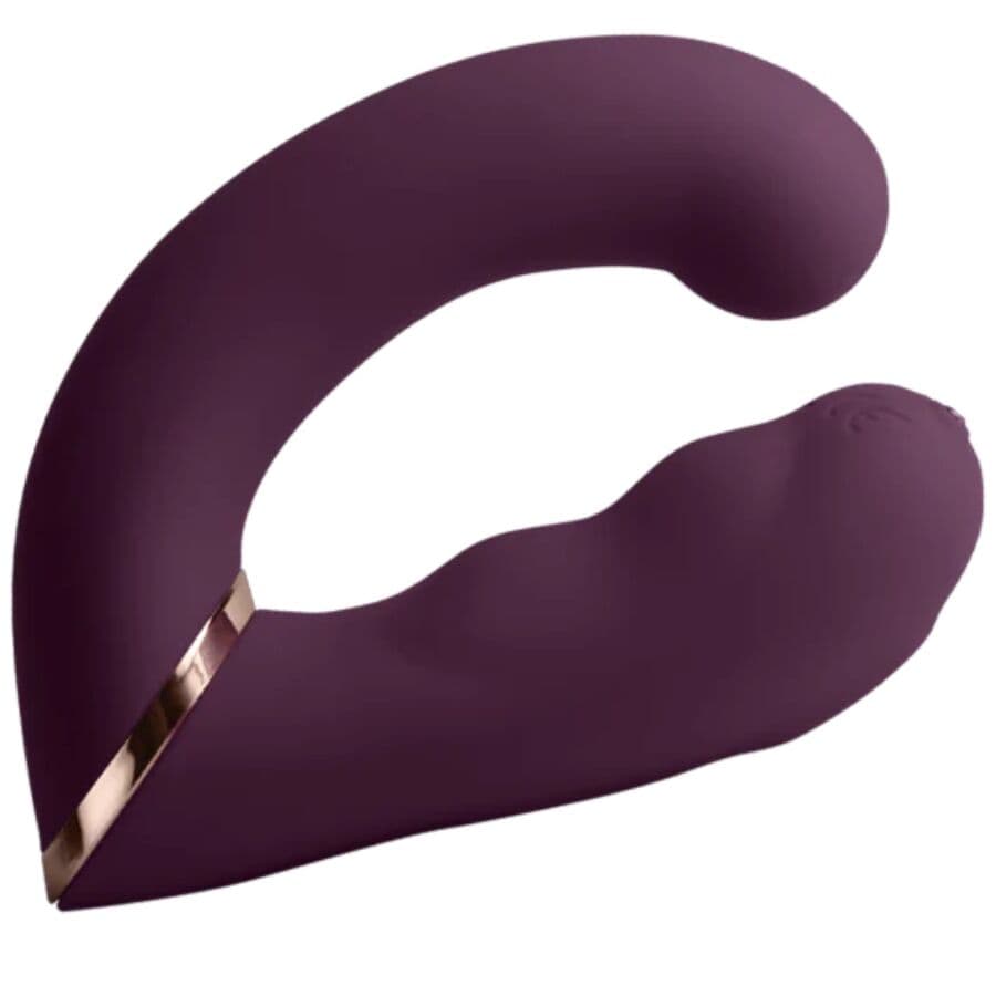 ROCKS-OFF - GEMINI DUAL VIBRATOR G-SPOT CLITORIS STIMULATOR PURPLE thumb 2