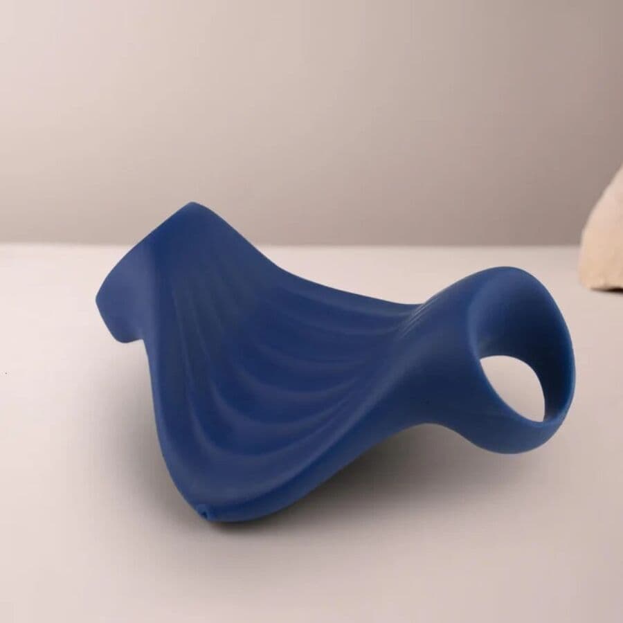 ROCKS- OFF - PALM BLUE FLEXIBLE VIBRATOR MASTURBATOR thumb 3