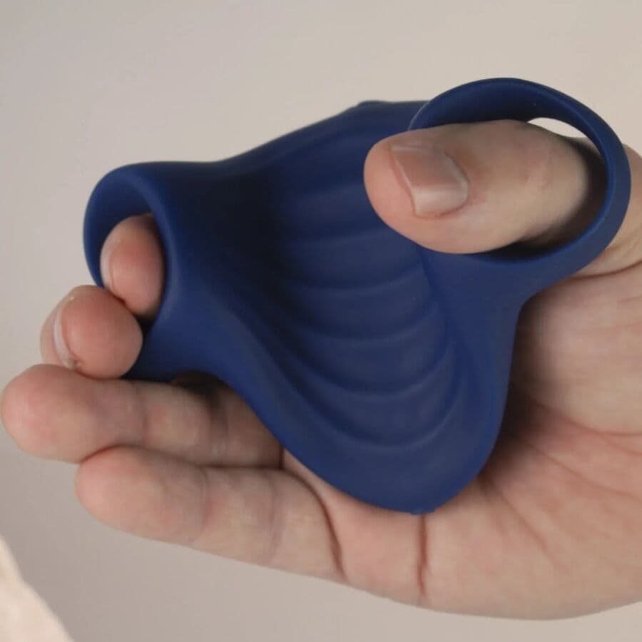 ROCKS- OFF - PALM BLUE FLEXIBLE VIBRATOR MASTURBATOR thumb 5