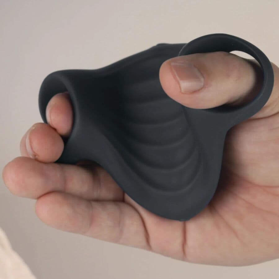 ROCKS- OFF - PALM BLACK FLEXIBLE VIBRATOR MASTURBATOR thumb 5