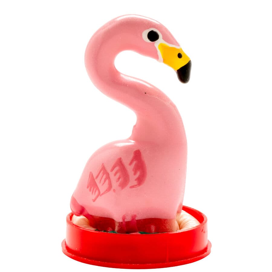 CONDOMERIE - HANDPAINTED NOVELTY CONDOMS FLAMINGO PINK thumb 2