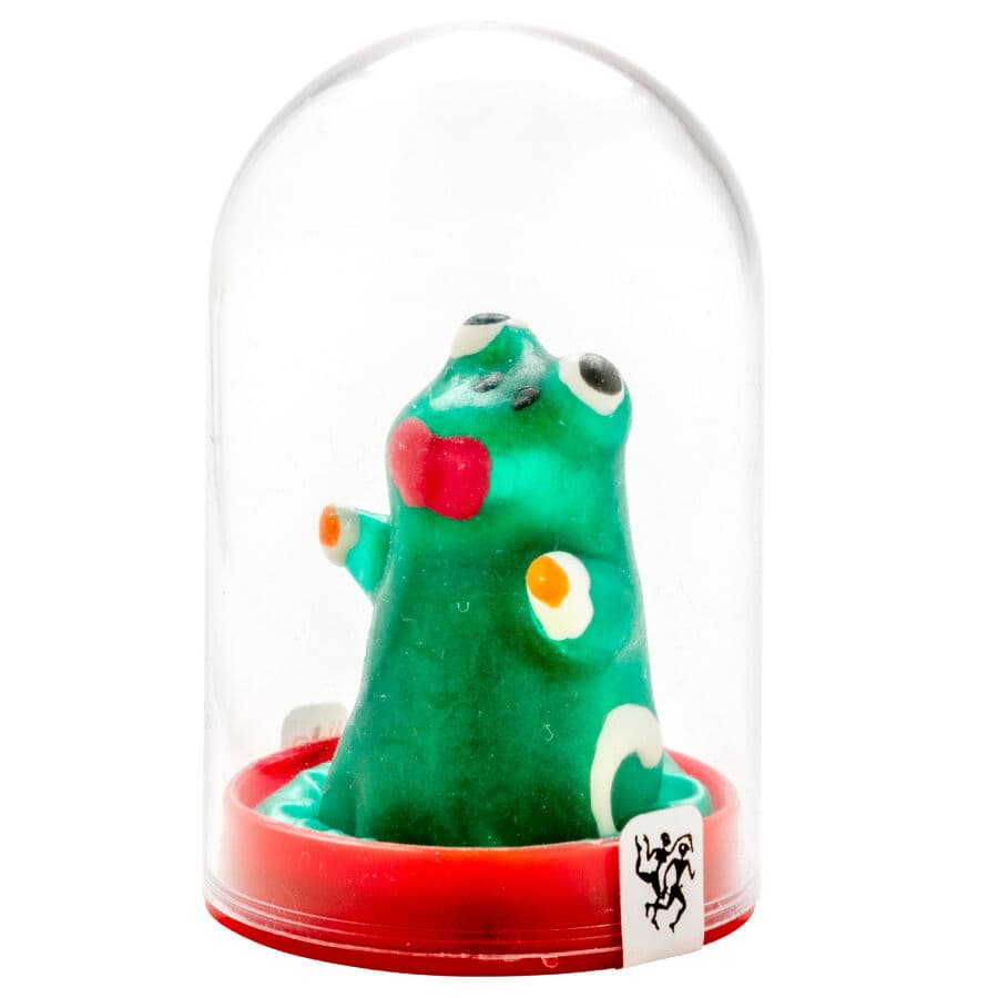CONDOMERIE - HANDPAINTED NOVELTY CONDOMS FROG MODEL 1