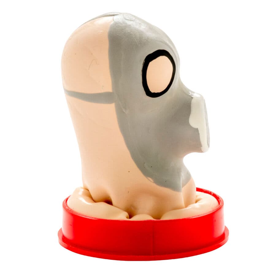 CONDOMERIE - HANDPAINTED NOVELTY CONDOMS GAS MASK thumb 2
