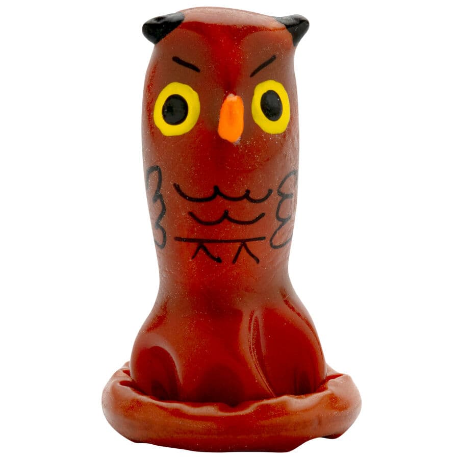 CONDOMERIE - HANDPAINTED NOVELTY CONDOMS OWL thumb 4