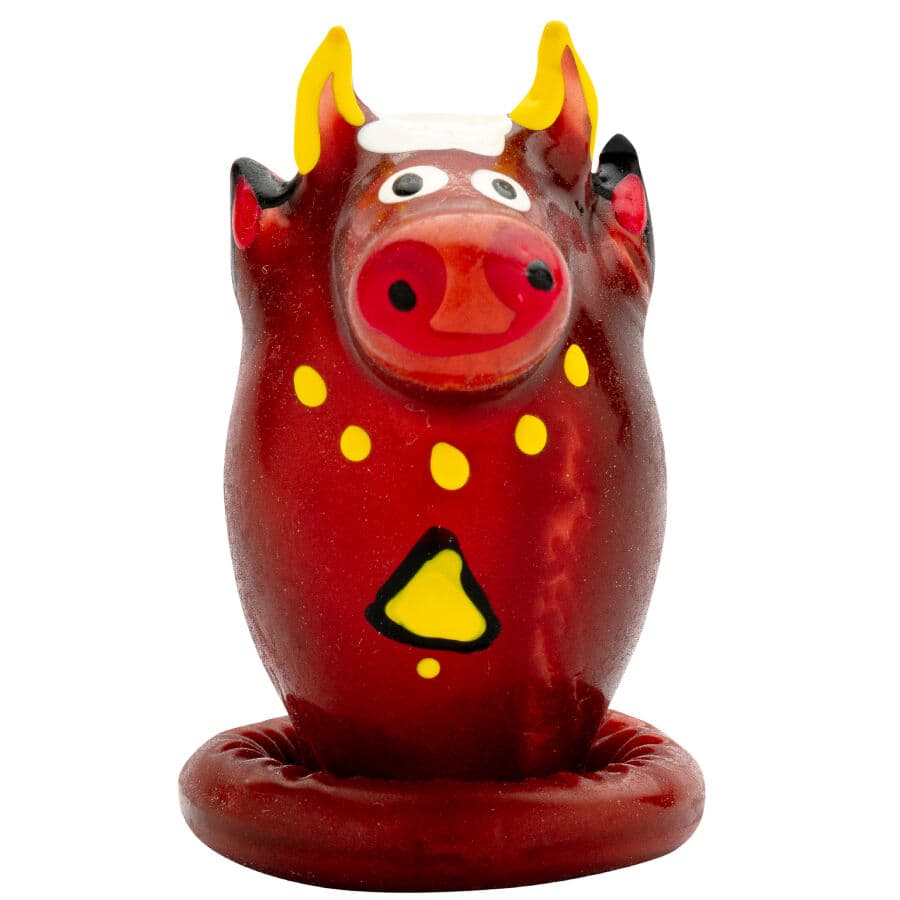 CONDOMERIE - HANDPAINTED NOVELTY CONDOMS BULL MODEL 1 thumb 4