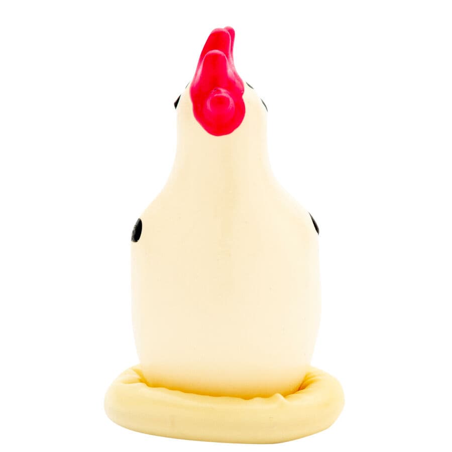CONDOMERIE - HANDPAINTED NOVELTY CONDOMS COCKY ROOSTER thumb 4