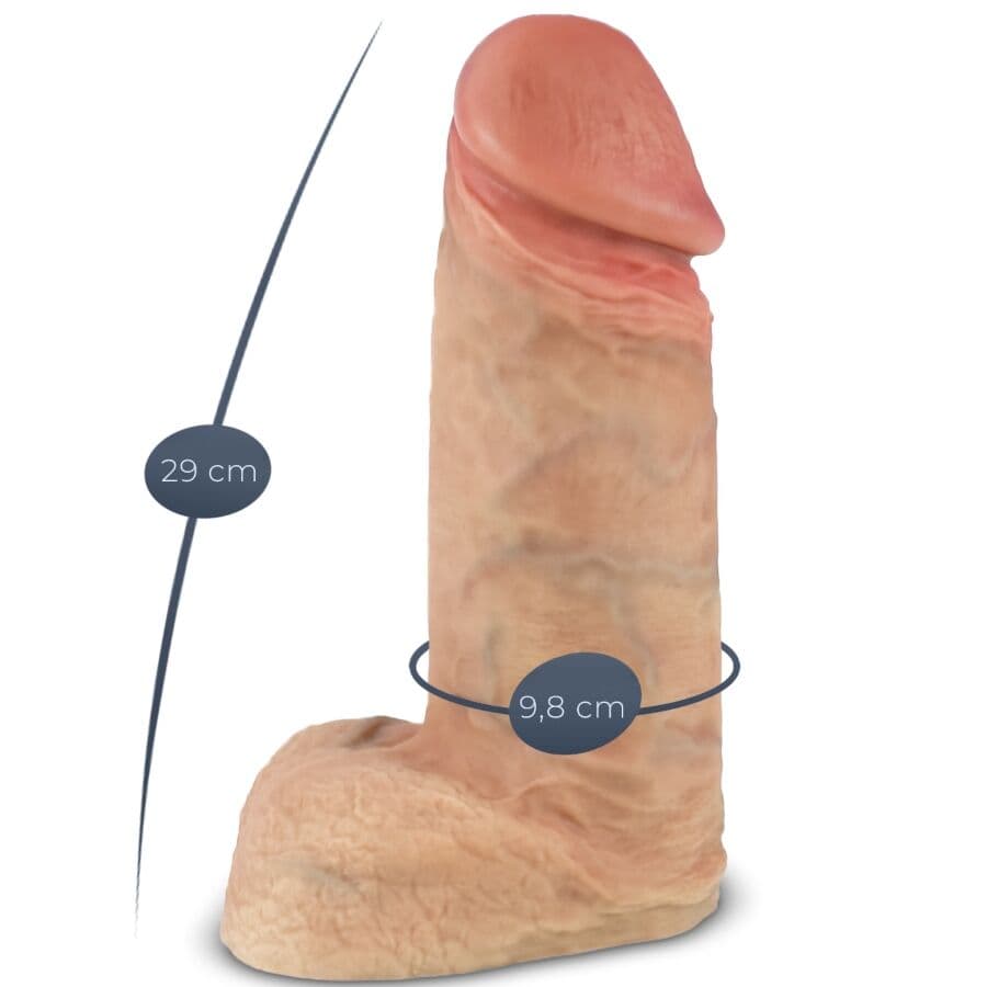 SILEXD - MODEL 1 XTREME PREMIUM SILICONE REALISTIC PENIS 28 CM thumb 5