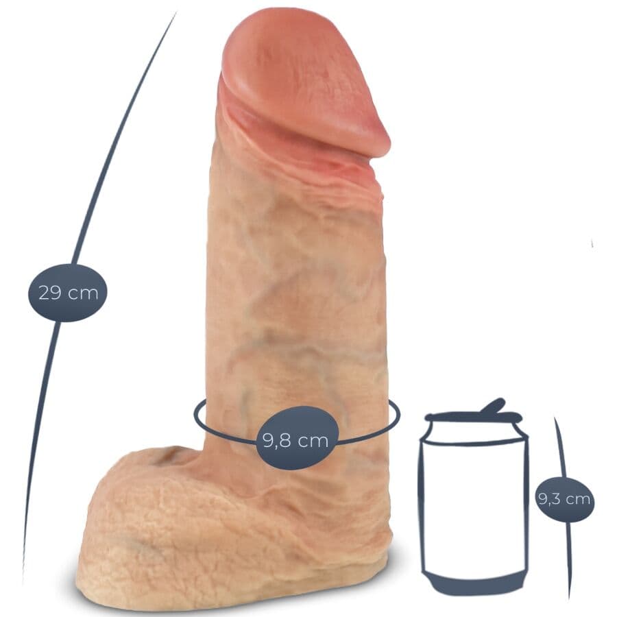 SILEXD - MODEL 1 XTREME PREMIUM SILICONE REALISTIC PENIS 28 CM thumb 6