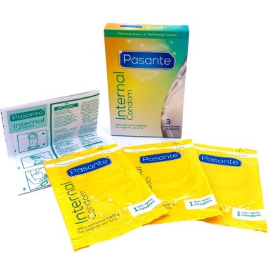 PASANTE - INTERNAL CONDOM NON-LATEX 3 UNITS thumb 2