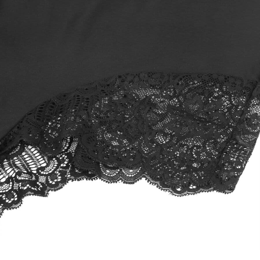 SUBBLIME - BLACK FLORAL LACE DETAIL TEDDY S/M thumb 16