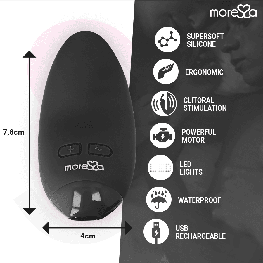 MORESSA - BLOSSOM BLACK VIBRATOR thumb 4