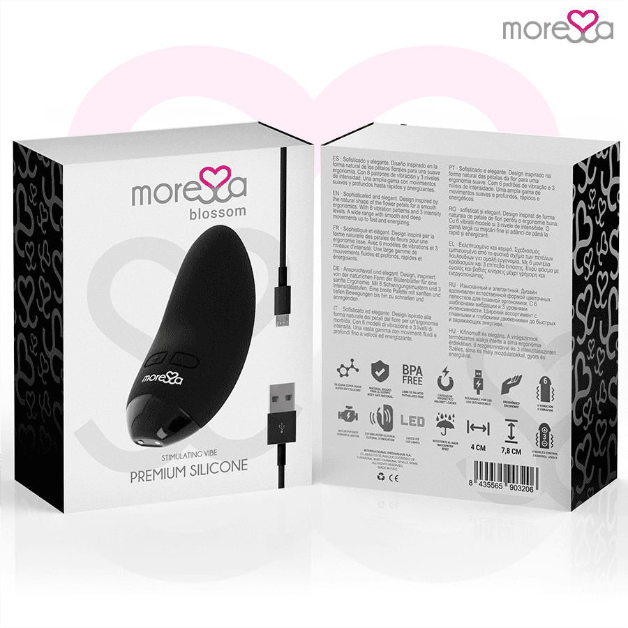 MORESSA - BLOSSOM BLACK VIBRATOR thumb 7