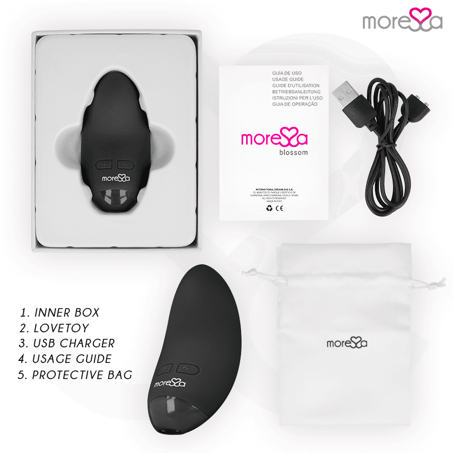 MORESSA - BLOSSOM BLACK VIBRATOR thumb 6