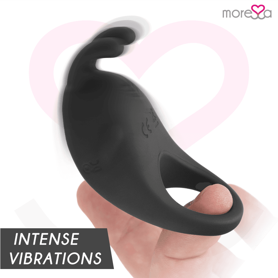 MORESSA - BRAD PREMIUM SILICONE RECHARGEABLE BLACK thumb 3