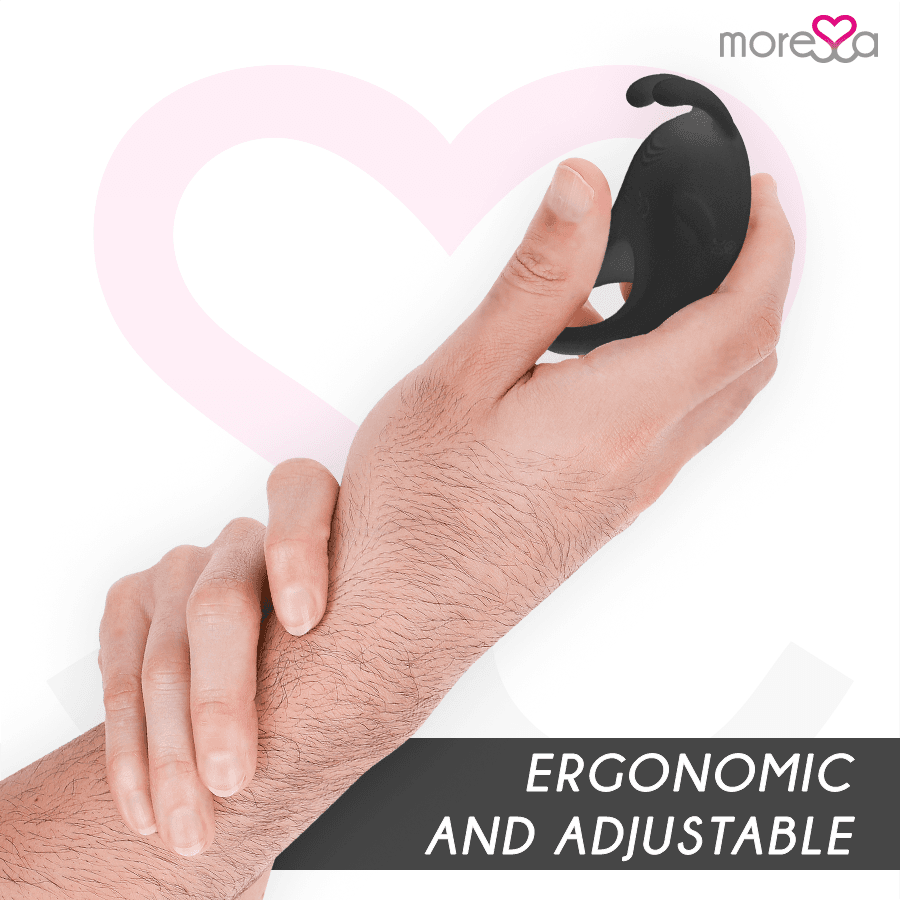 MORESSA - BRAD PREMIUM SILICONE RECHARGEABLE BLACK thumb 5