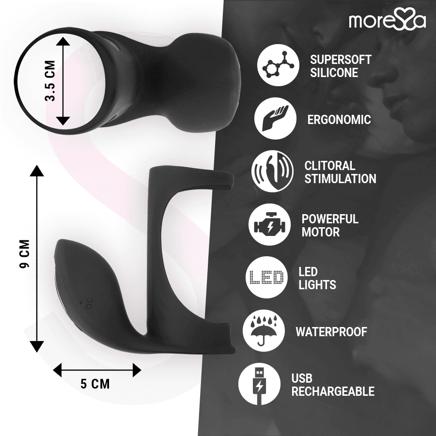 MORESSA - BRANDON VIBRATOR RING WITH COVER thumb 4