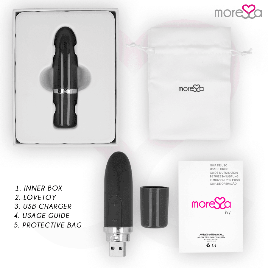 MORESSA - IVY VIBRATOR STIMULATOR TRAVEL BLACK thumb 6