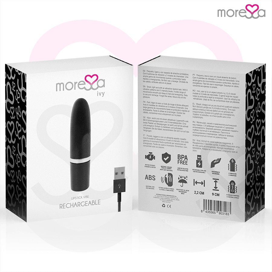 MORESSA - IVY VIBRATOR STIMULATOR TRAVEL BLACK thumb 7