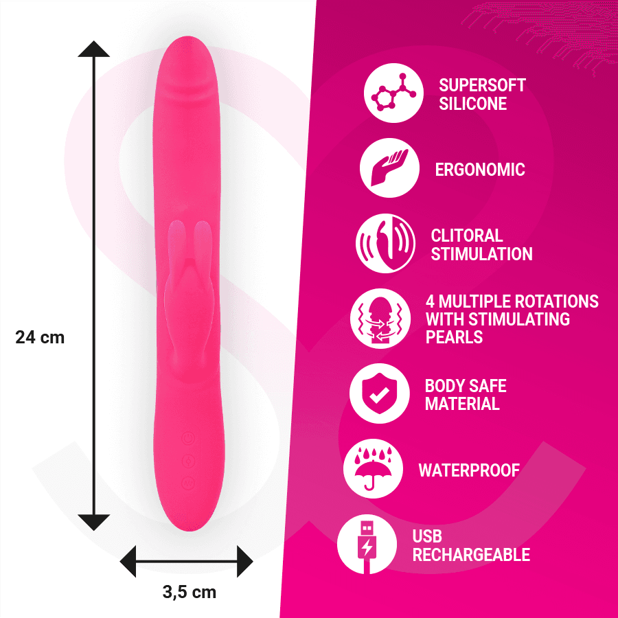 MORESSA - SOMER PREMIUM VIBRATOR WITH MULTIPLE ROTATION thumb 5