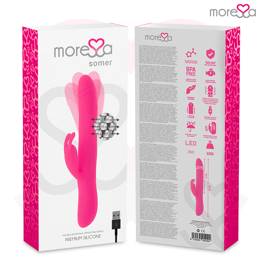 MORESSA - SOMER PREMIUM VIBRATOR WITH MULTIPLE ROTATION thumb 8