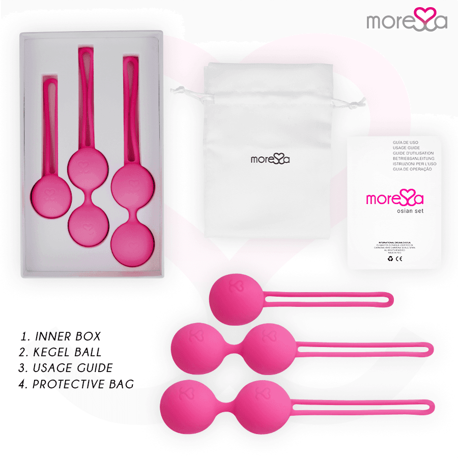 MORESSA - OSIAN SET PREMIUM SILICONE PINK (Osian One - 51 g | Osian Two - 101 g | Osian Three 85 g) thumb 6