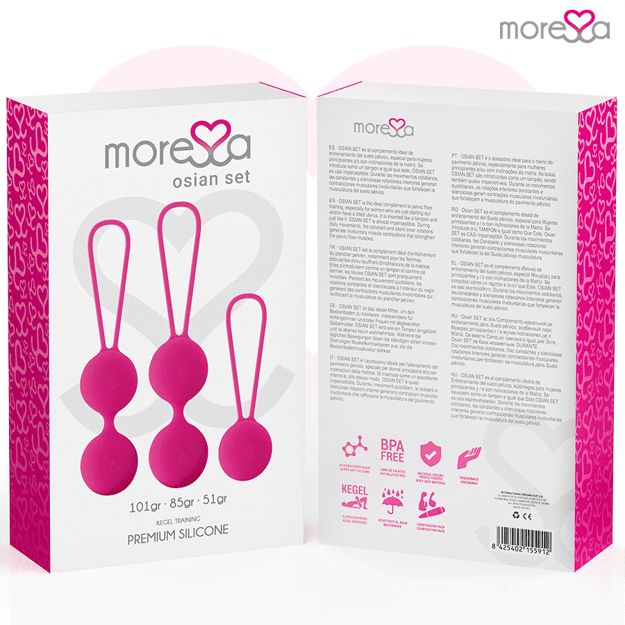 MORESSA - OSIAN SET PREMIUM SILICONE PINK (Osian One - 51 g | Osian Two - 101 g | Osian Three 85 g) thumb 7