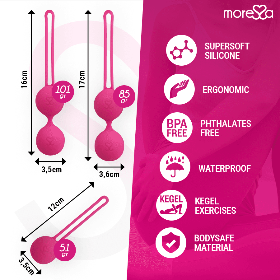 MORESSA - OSIAN SET PREMIUM SILICONE PINK (Osian One - 51 g | Osian Two - 101 g | Osian Three 85 g) thumb 4