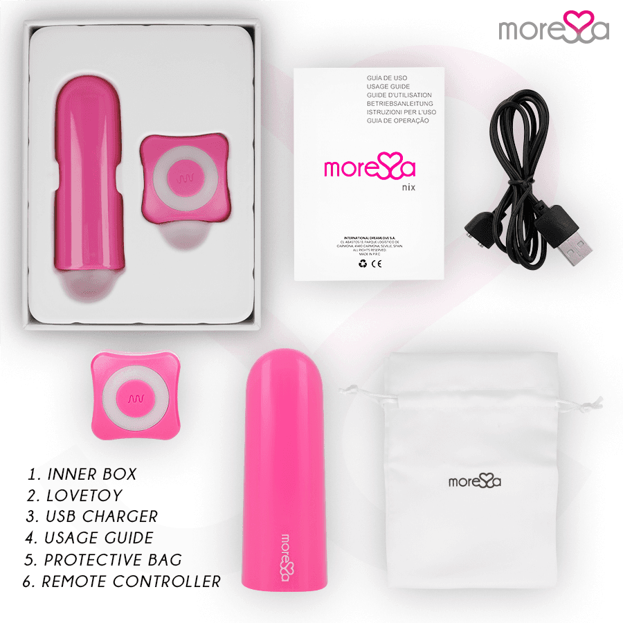 MORESSA - NIX VIBRATOR REMOTE CONTROL PINK thumb 6