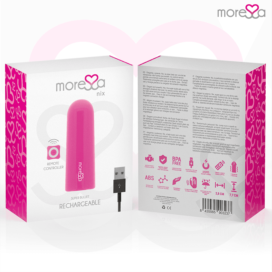 MORESSA - NIX VIBRATOR REMOTE CONTROL PINK thumb 7