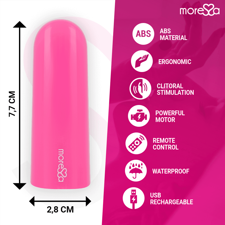 MORESSA - NIX VIBRATOR REMOTE CONTROL PINK thumb 4