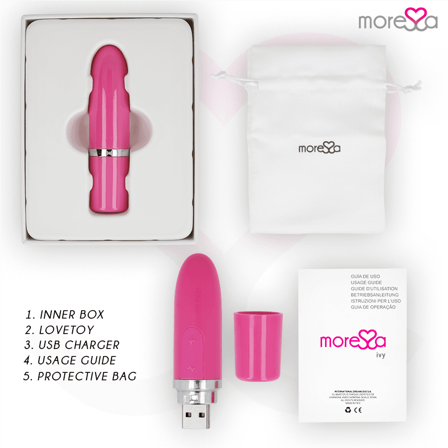 MORESSA - IVY VIBRATOR STIMULATOR TRAVEL PINK thumb 6