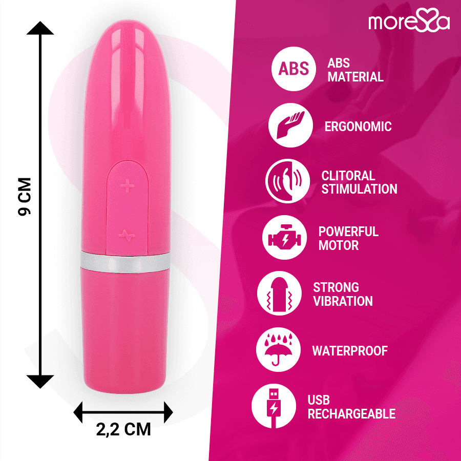 MORESSA - IVY VIBRATOR STIMULATOR TRAVEL PINK thumb 4