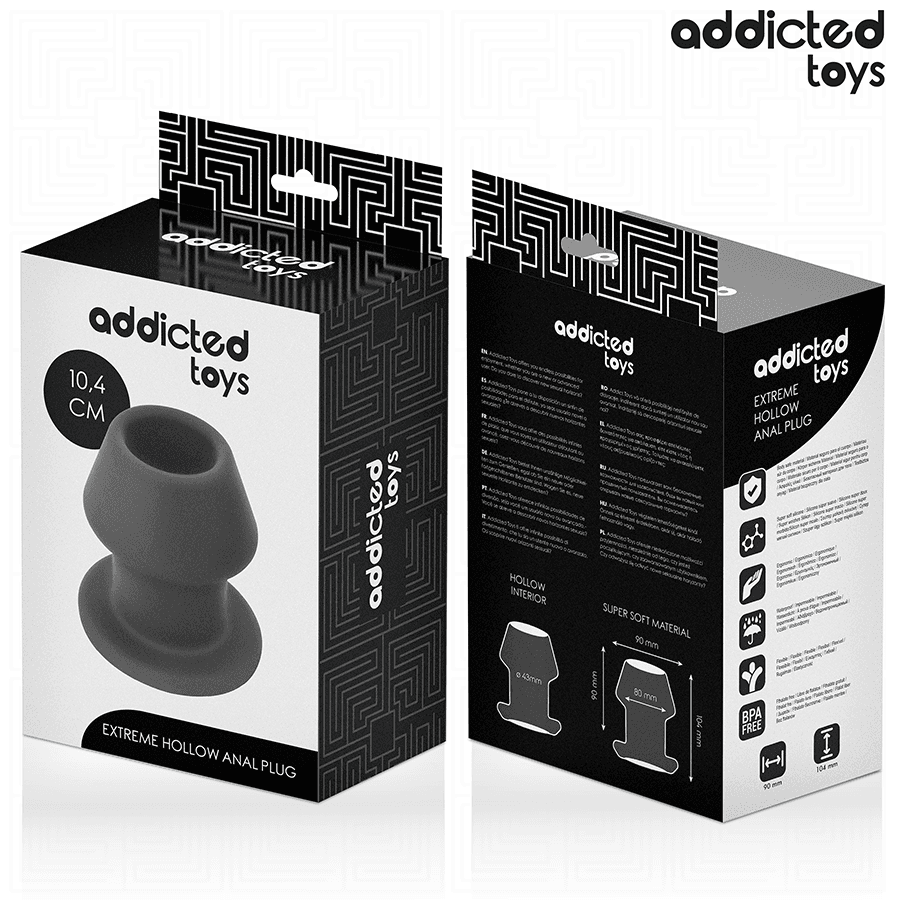 ADDICTED TOYS - EXTREME HOLLOW ANAL PLUG SILICONE SIZE L 10.4 CM thumb 7