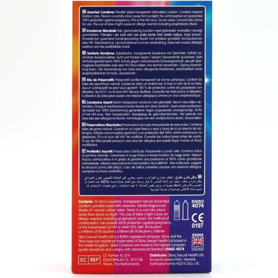 SKINS - ASSORTED PREMIUM CONDOMS PACK 16 thumb 4