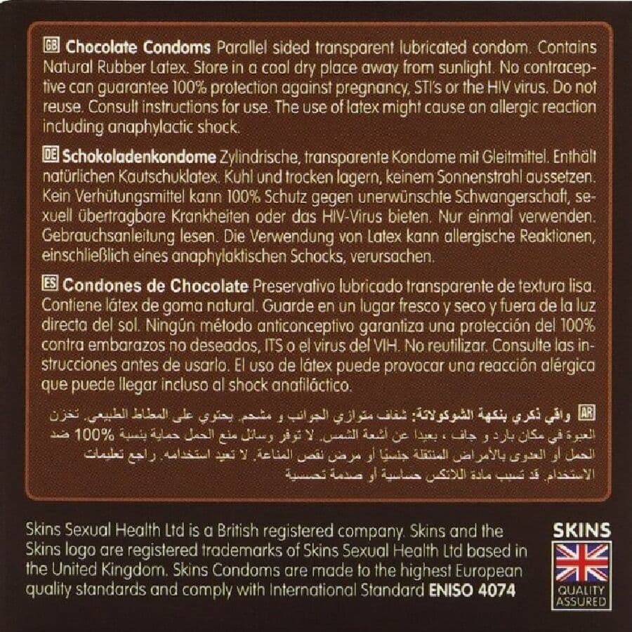 SKINS - CHOCOLATE PREMIUM CONDOMS PACK 4 thumb 4