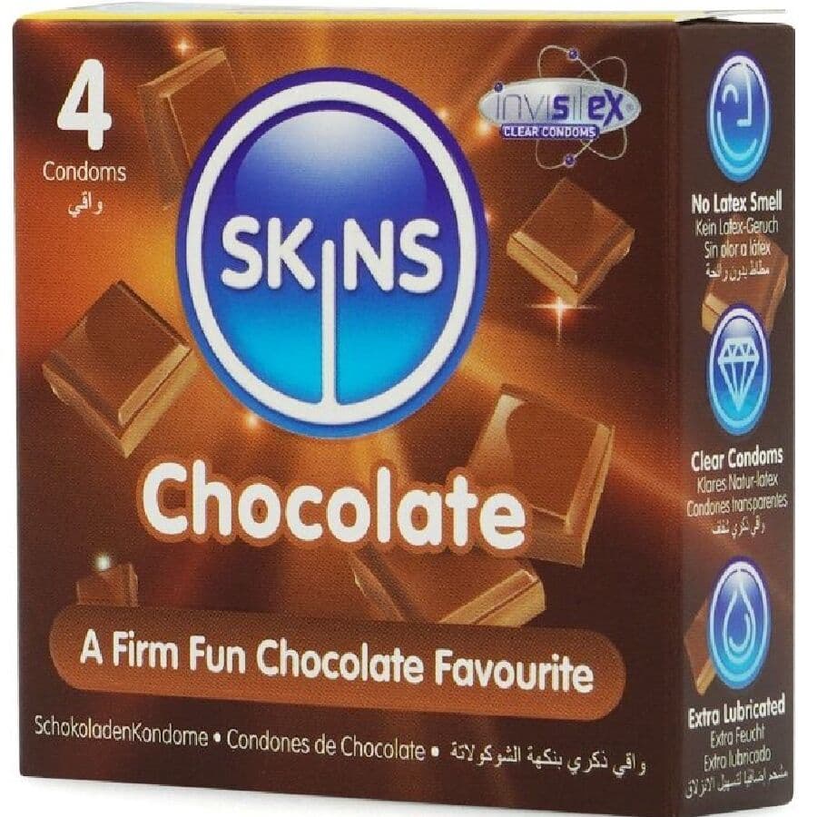 SKINS - CHOCOLATE PREMIUM CONDOMS PACK 4 thumb 2