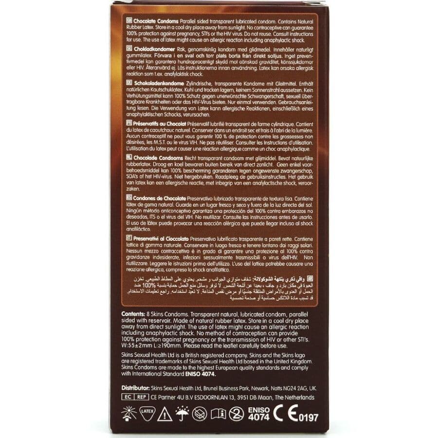 SKINS - CHOCOLATE PREMIUM CONDOMS PACK 8 thumb 4